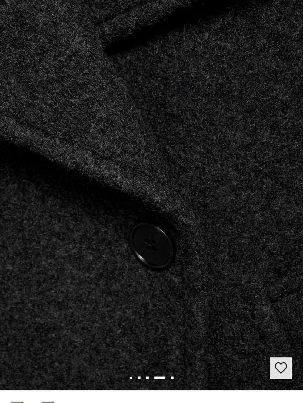 Mango Wool-Blend Double-Breasted Peacoat - gray - Picture 5 of 6